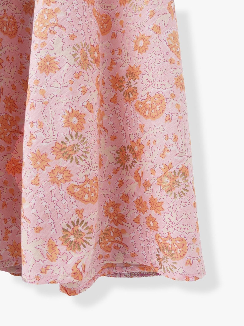 India Print Dress 詳細画像 pink 10