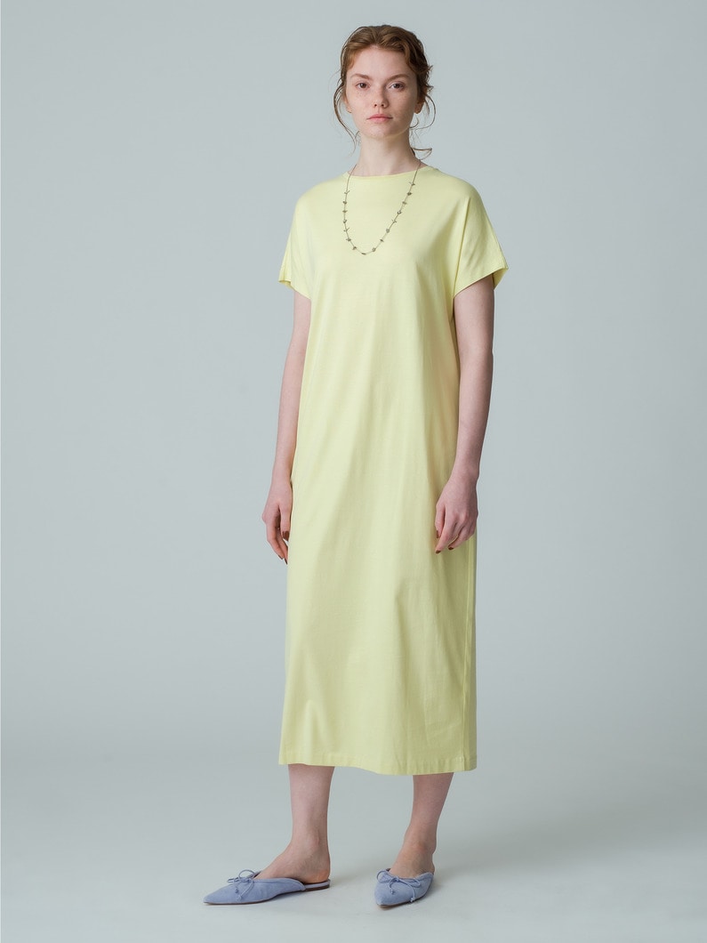 Dolman Sleeve Dress (light yellow) 詳細画像 light yellow 1