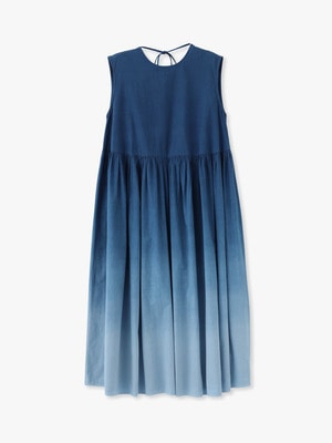 Organic Cotton Gradation Color Dress 詳細画像 blue