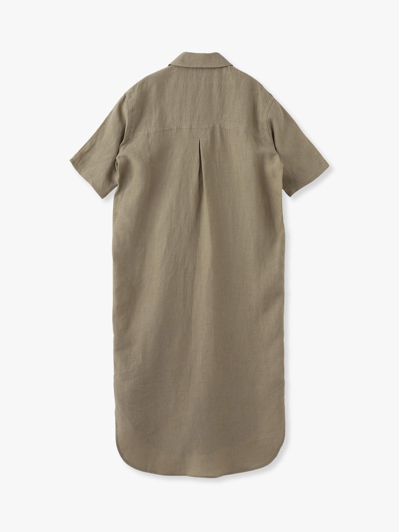 Linen Shirt Dress 詳細画像 lavender 2