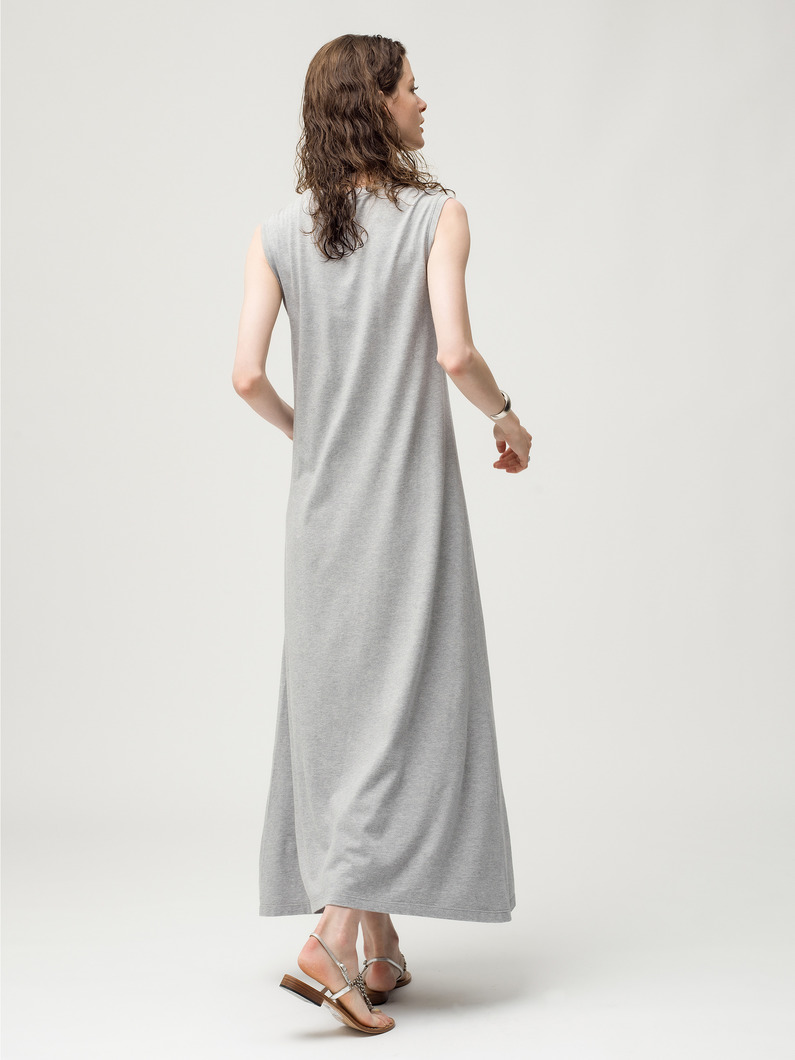 Bamboo Cotton Sleeveless Dress 詳細画像 gray 2