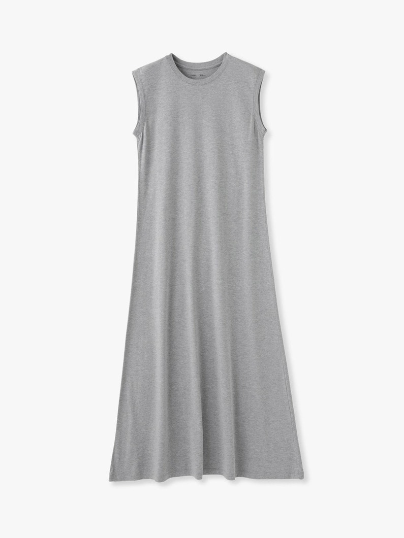 Bamboo Cotton Sleeveless Dress 詳細画像 gray 3