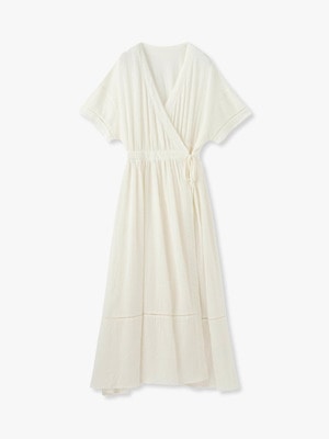 Cotton Linen Crepe Dress 詳細画像 ivory