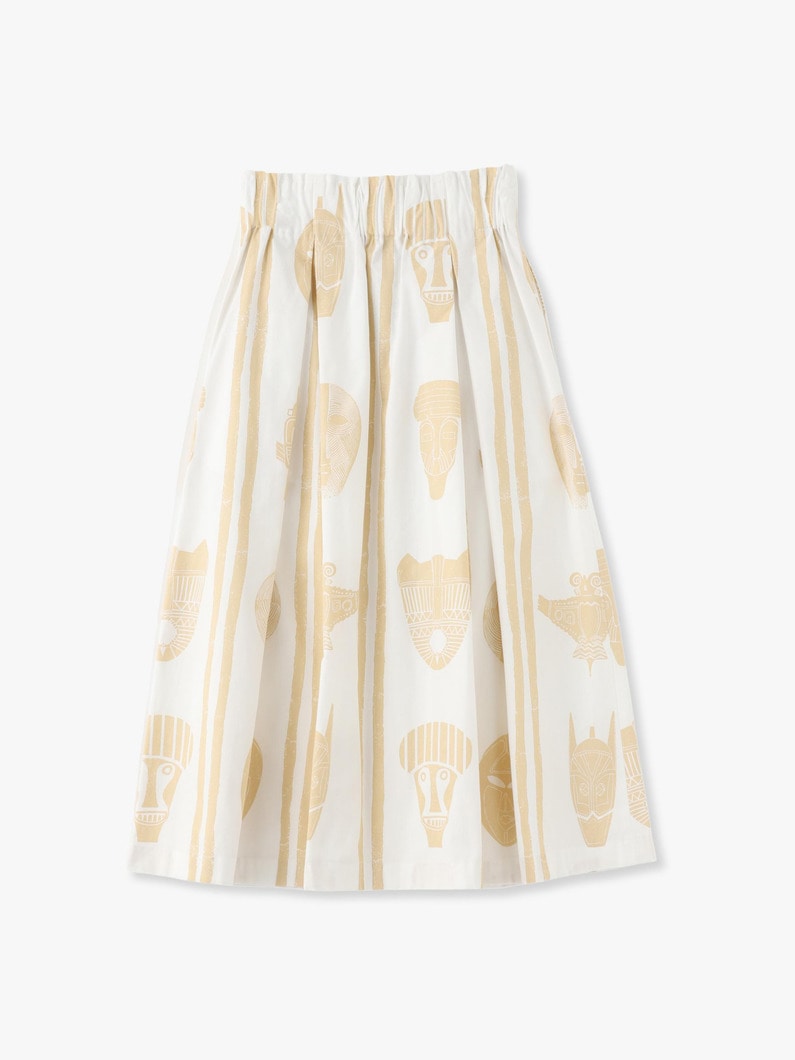 African Print Skirt 詳細画像 beige 3