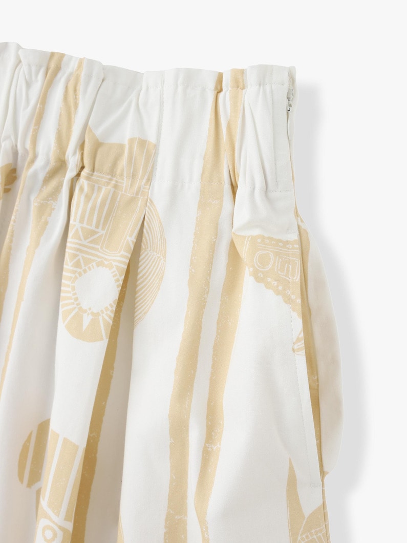African Print Skirt 詳細画像 beige 4