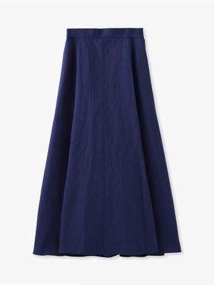 Botanical Cotton Linen Skirt 詳細画像 dark blue
