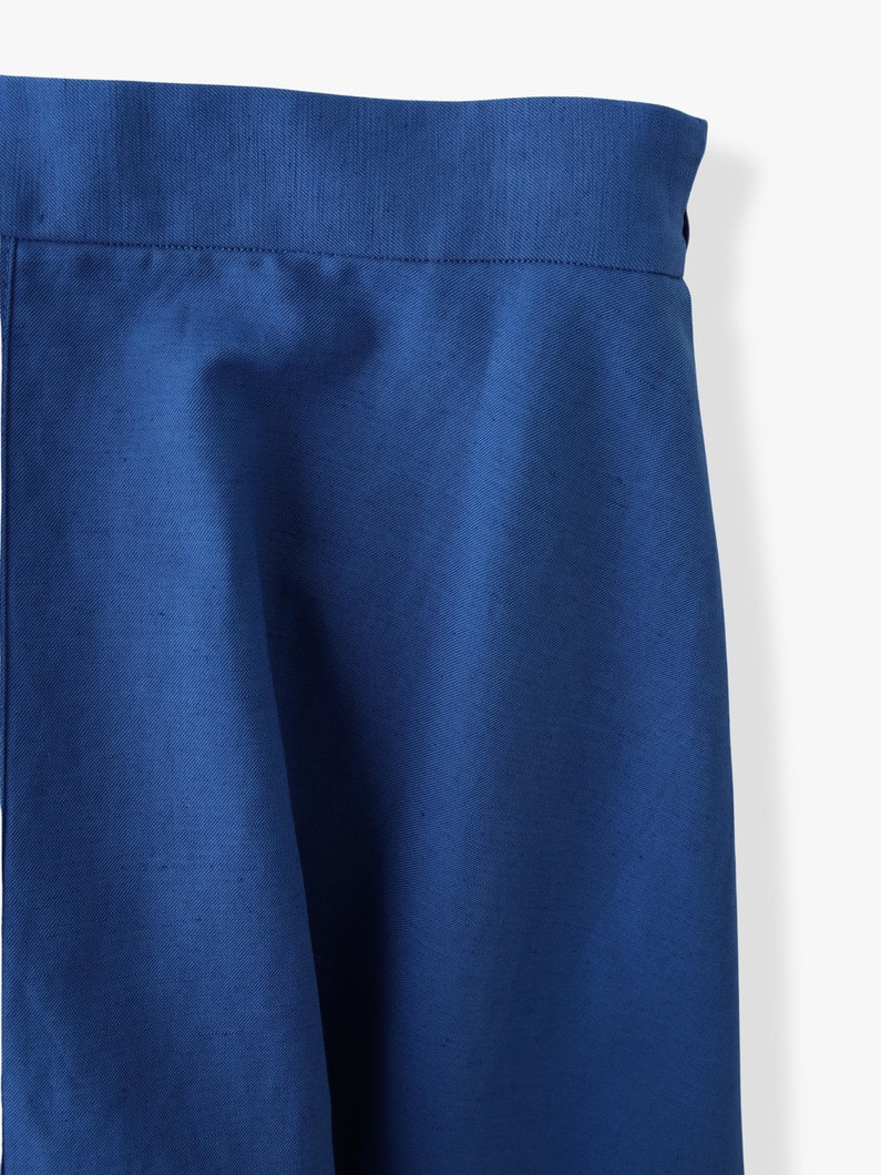 Botanical Cotton Linen Skirt 詳細画像 light blue 5