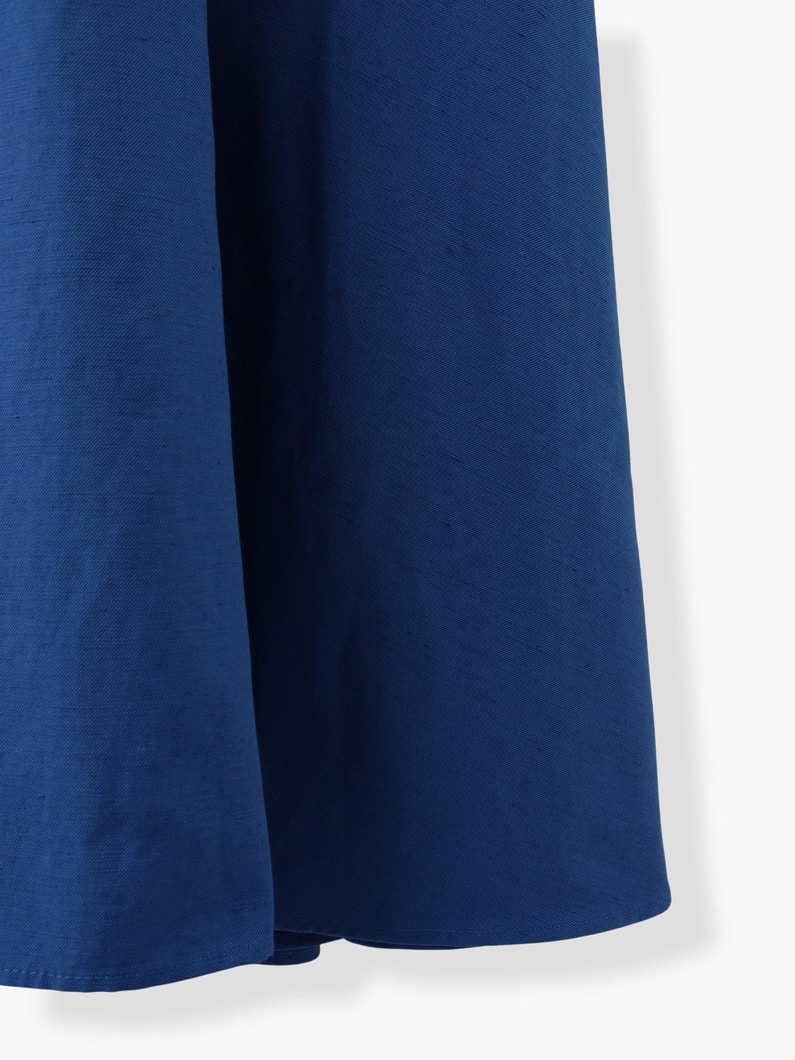 Botanical Cotton Linen Skirt 詳細画像 dark blue 6