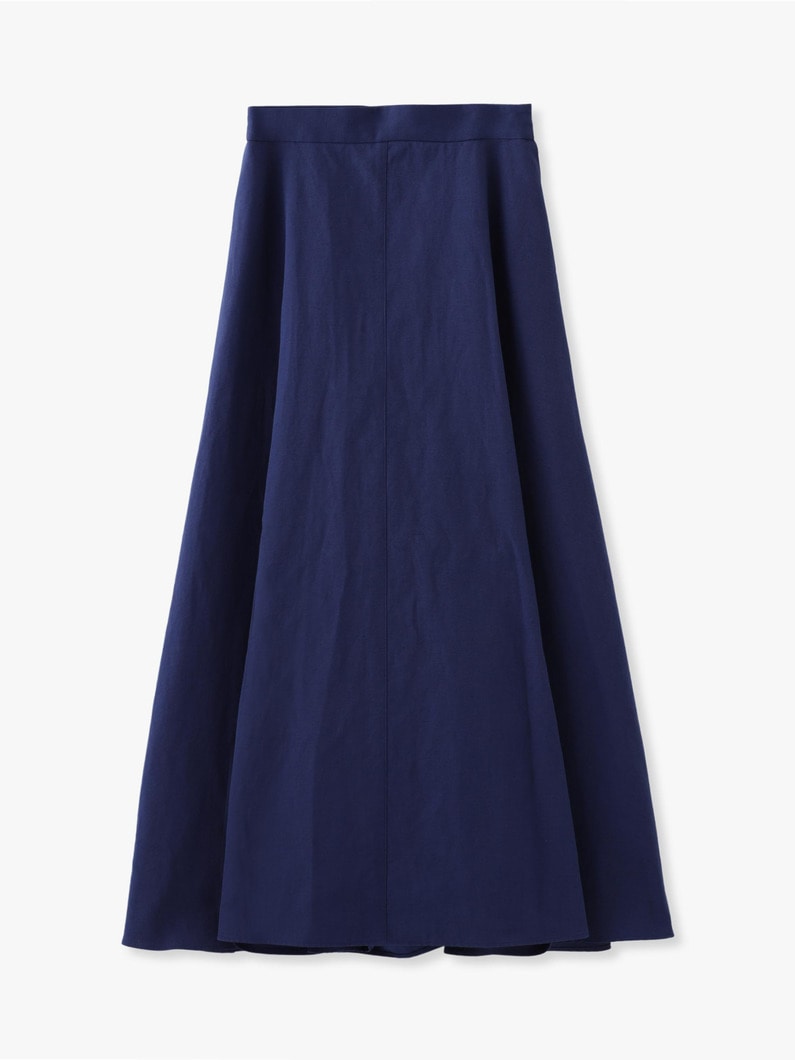 Botanical Cotton Linen Skirt 詳細画像 dark blue 1
