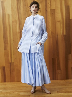 Marrakech Stripe Skirt (lt blue) 詳細画像 light blue