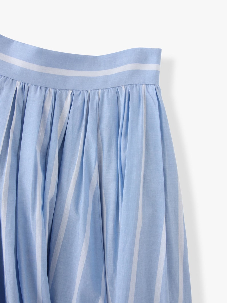 Marrakech Stripe Skirt (lt blue) 詳細画像 light blue 4