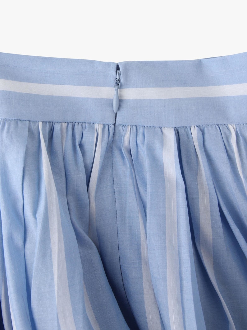 Marrakech Stripe Skirt (lt blue) 詳細画像 light blue 5