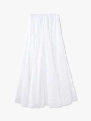 Lily Linen Skirt (white,pink,orange,beige,navy) 詳細画像 white