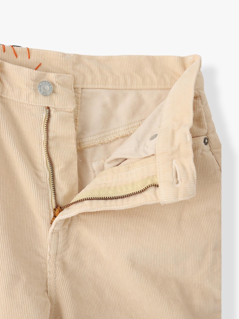 Flare Stretch Corduroy Pants (white/beige/light green/light blue) 詳細画像 light blue 6