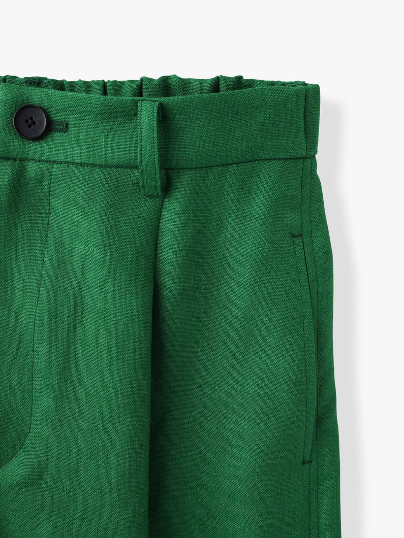 Flare Tuck Wide Pants 詳細画像 green 4