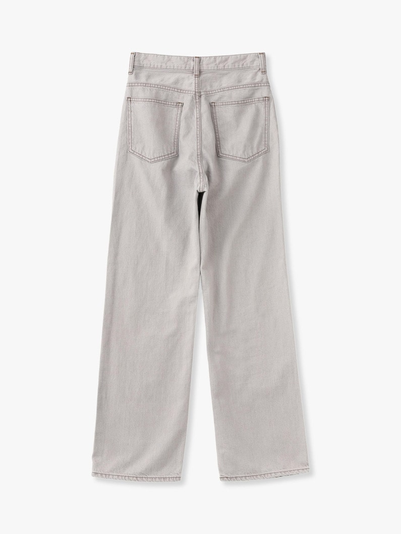 Organic Cotton Color Denim Pants 詳細画像 ivory 3