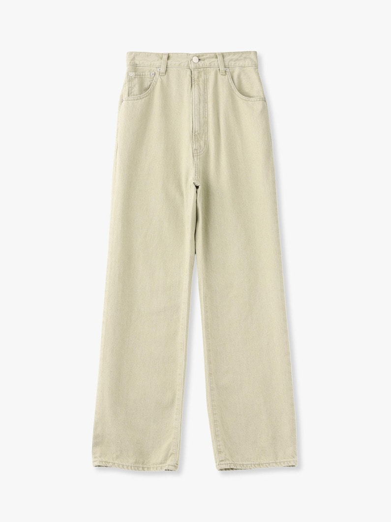 Organic Cotton Color Denim Pants 詳細画像 light green 2