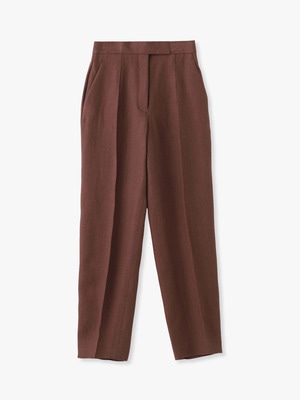 Botanical Medium Linen Pants (brown) 詳細画像 brown
