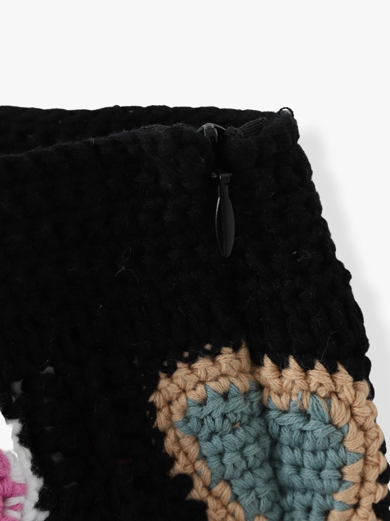Heart Crochet Pants 詳細画像 black 5