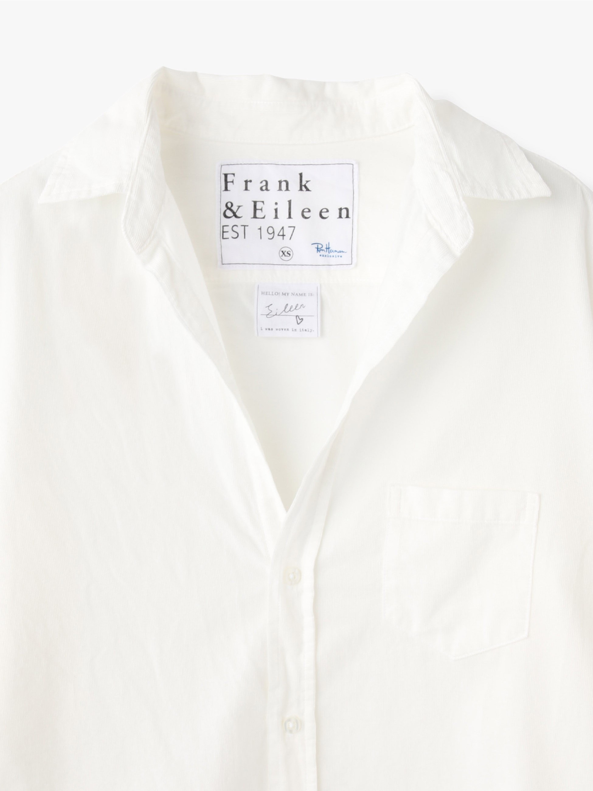 Eileen Corduroy Shirt｜Frank＆Eileen(フランク＆アイリーン)｜Ron Herman