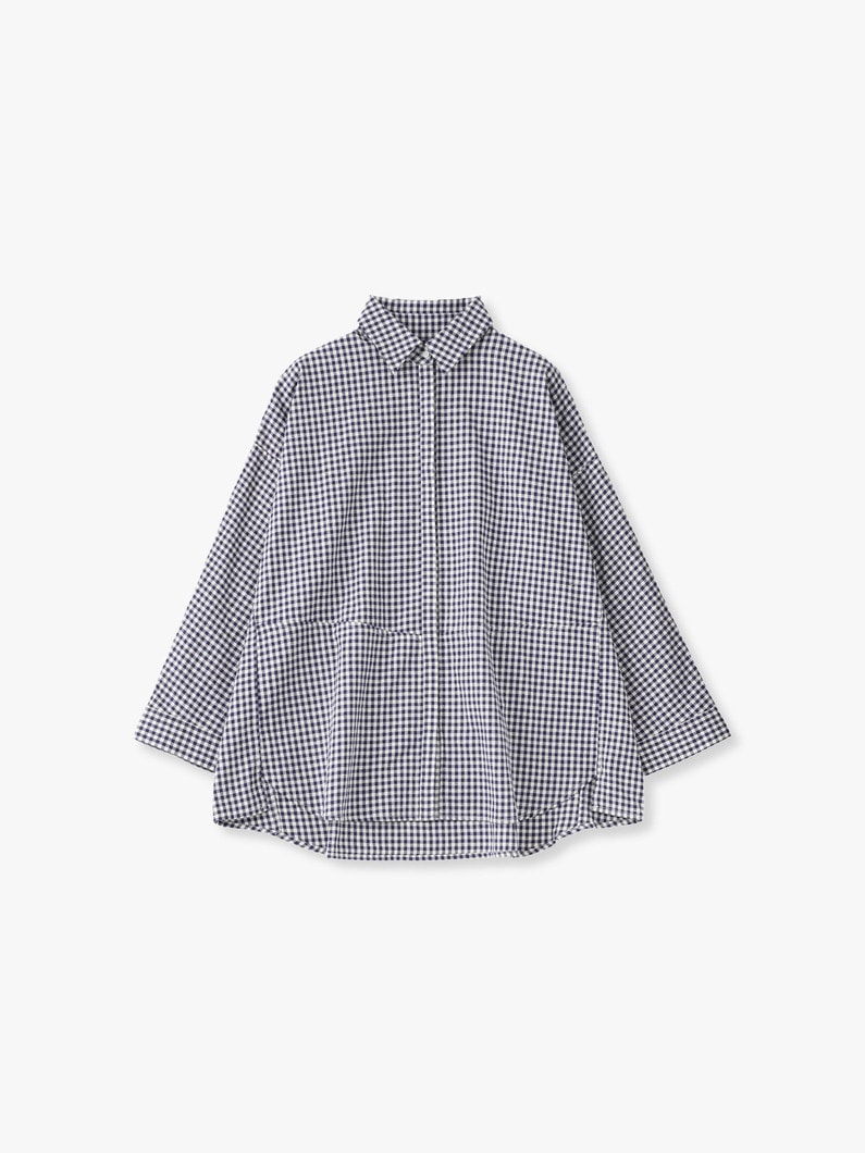 Checkered Shirt 詳細画像 navy 1