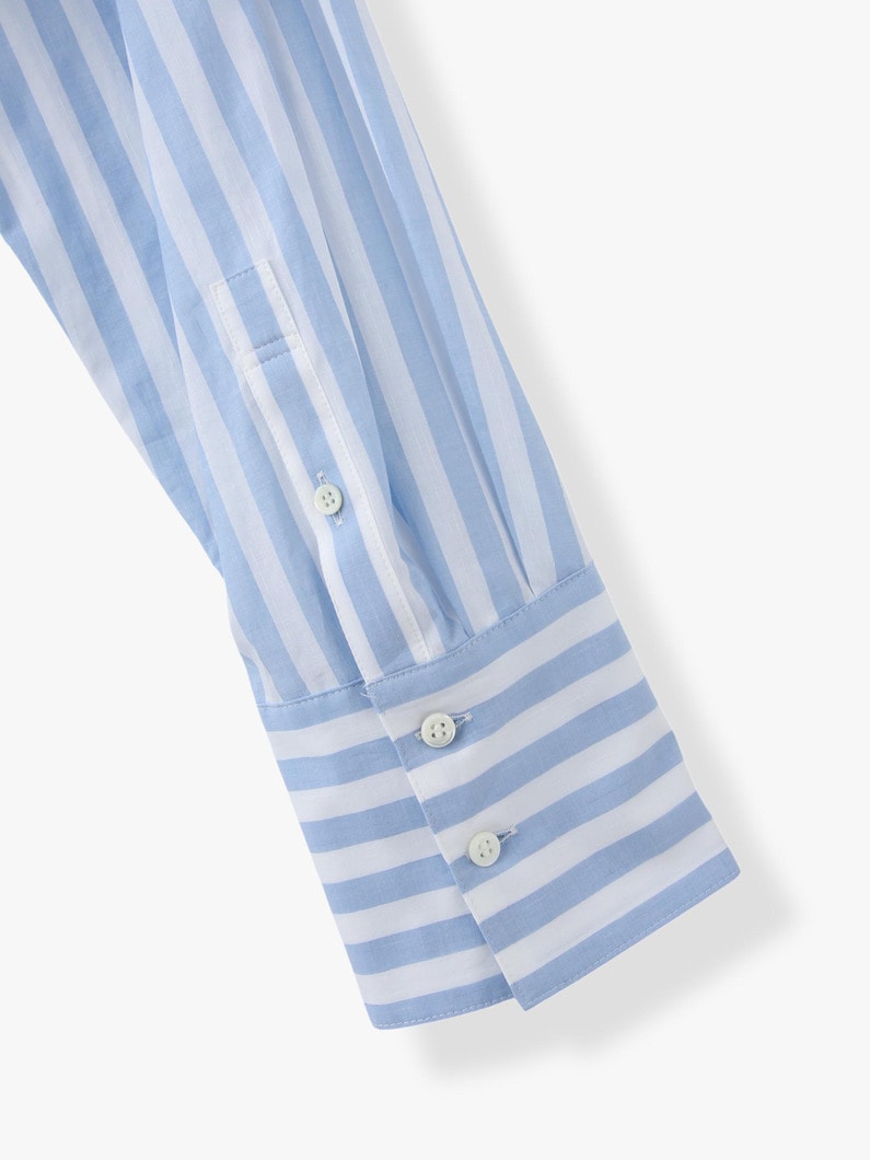 Marrakech Stripe Shirt (lt blue) 詳細画像 light blue 7
