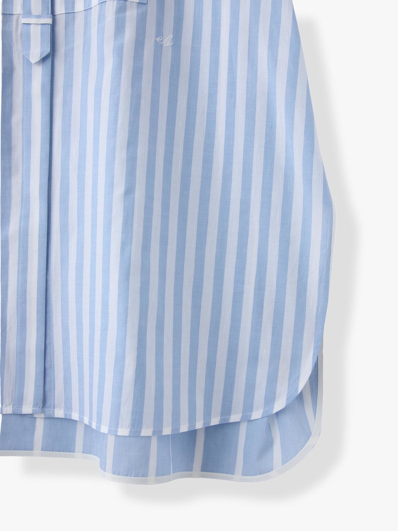 Marrakech Stripe Shirt (lt blue) 詳細画像 light blue 8