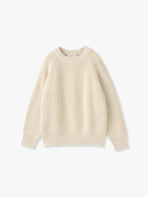 Chelsea Undyed Organic Cotton Pullover 詳細画像 off white