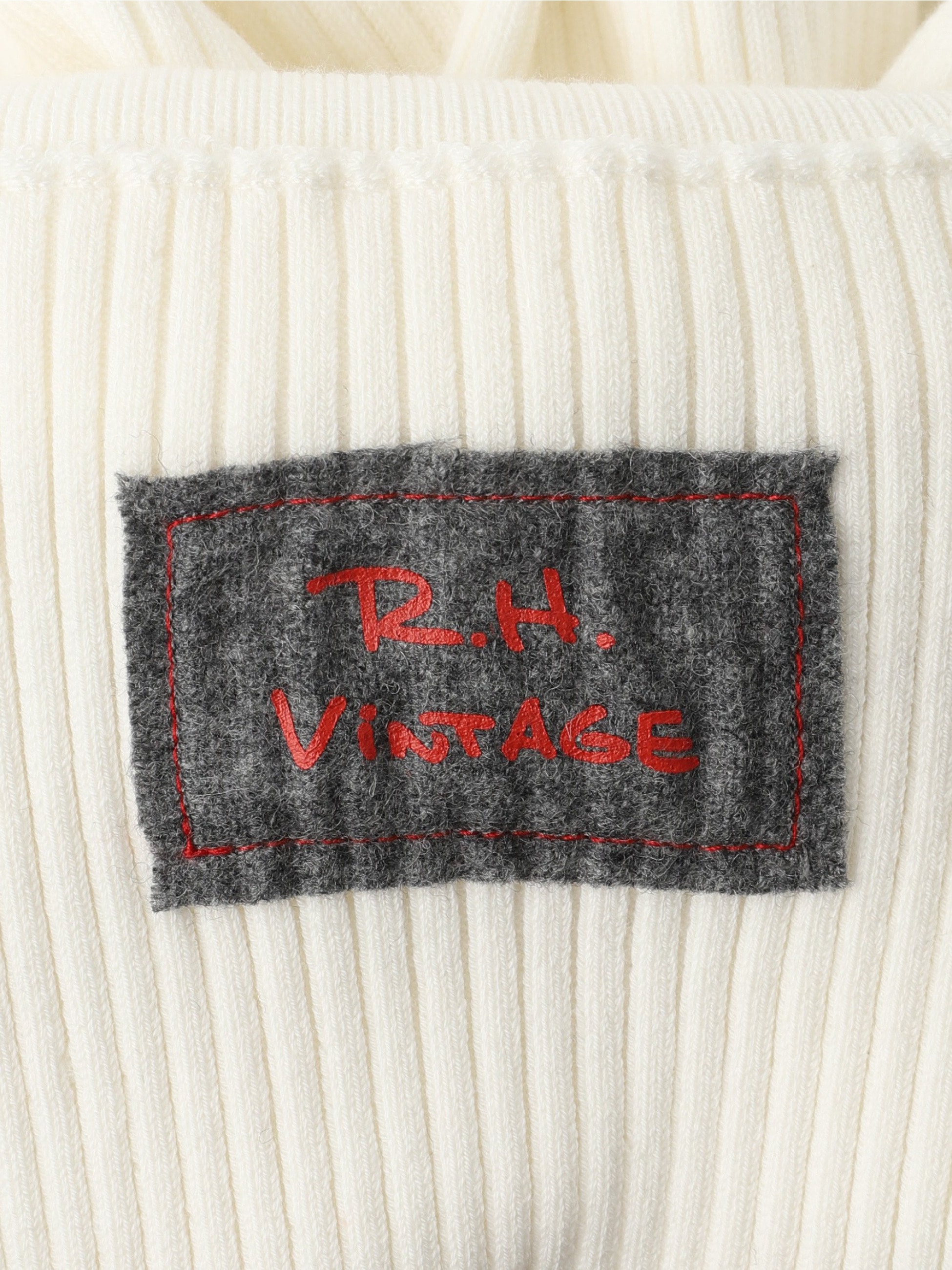 Cotton Rib Turtle Neck Pullover｜RH Vintage(アールエイチ 