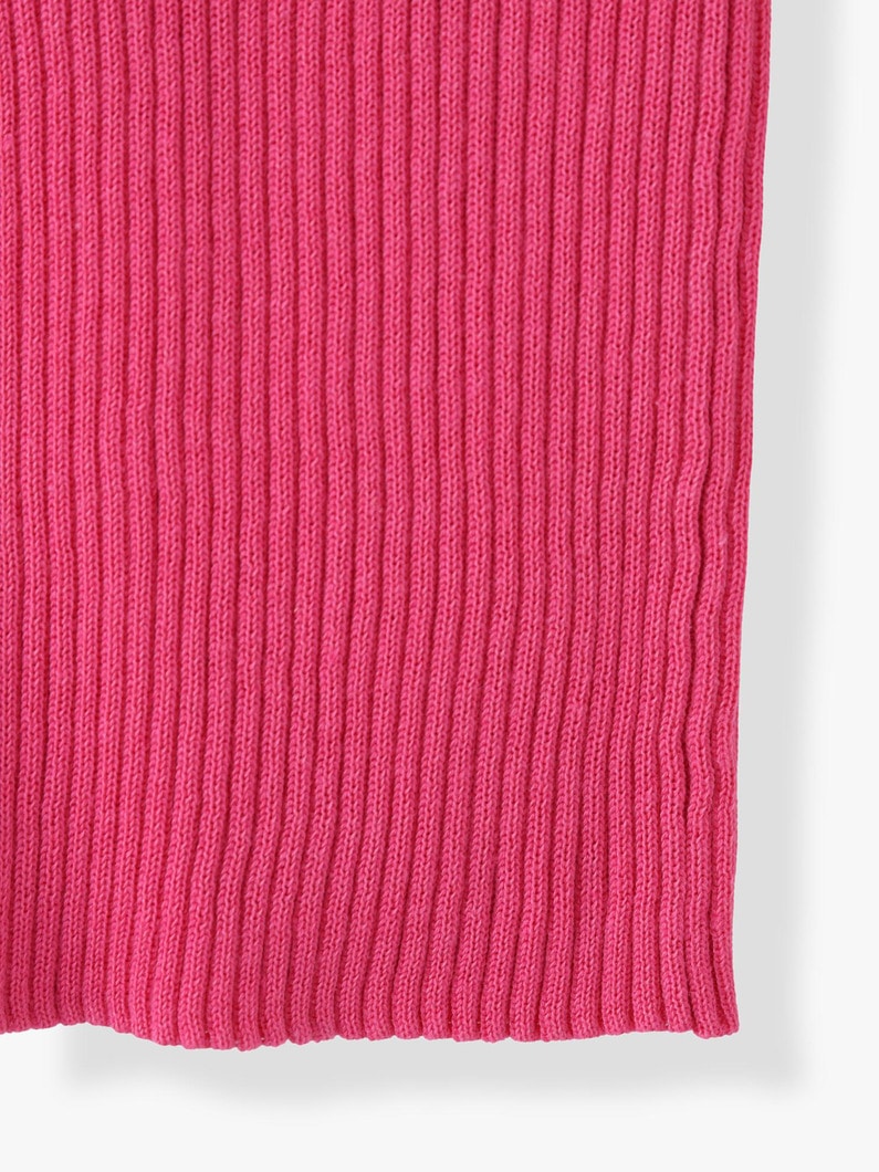 Heart Neck Knit Pullover 詳細画像 pink 7