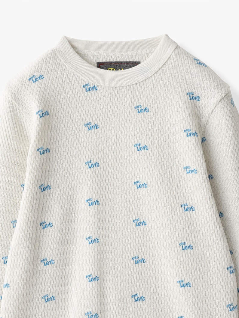 One Love Waffle Pullover 詳細画像 ivory 7