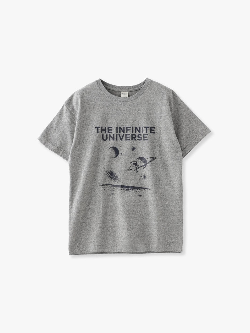 The Infinite Universe Print Tee 詳細画像 top gray 1