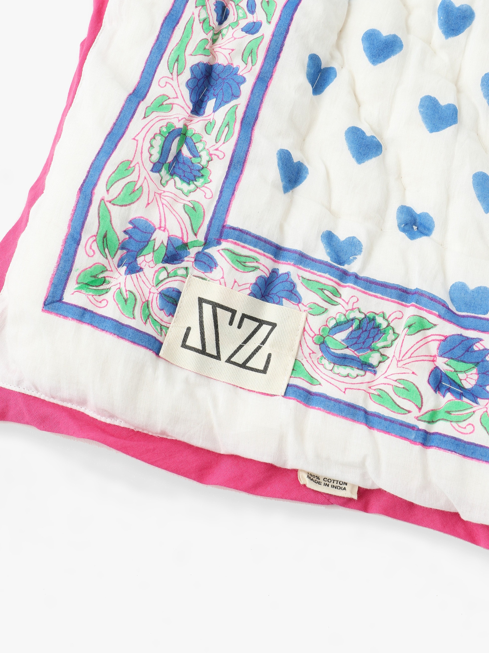 Baby Blanket in Pineapple Print(Pre-order)｜SZ Blockprints(エスゼット ブロック