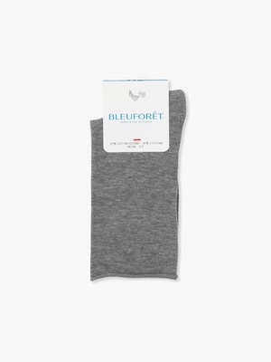 Cotton Socks (navy/gray/charcoal gray) 詳細画像 gray