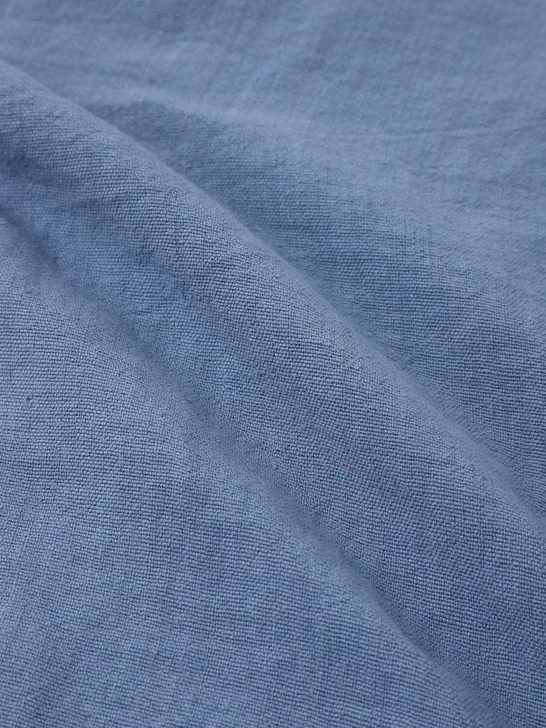 Botanical Dye Organic Linen Stole ( light blue) 詳細画像 light blue 4