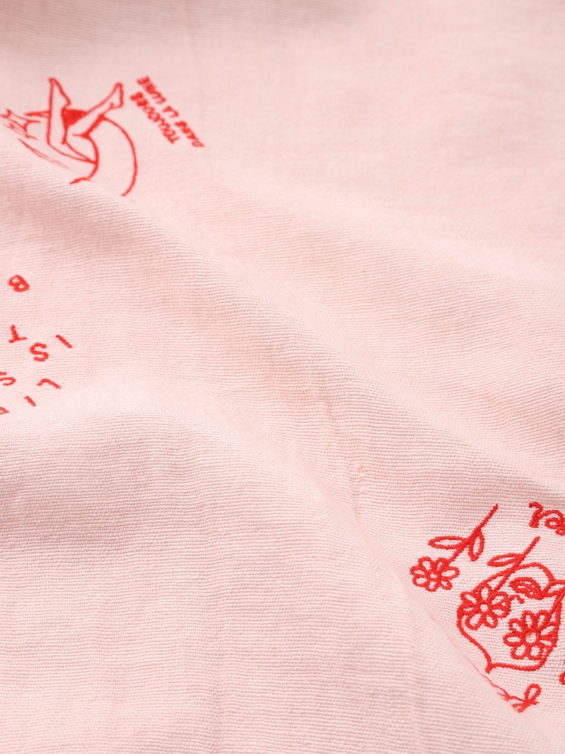 Embroidery Stole 詳細画像 pink 5