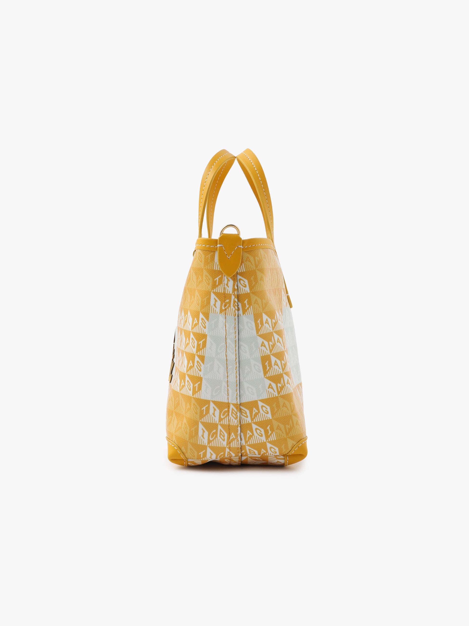 I am a Plastic Tote Bag Extra Small (yellow/blue)｜Anya Hindmarch 