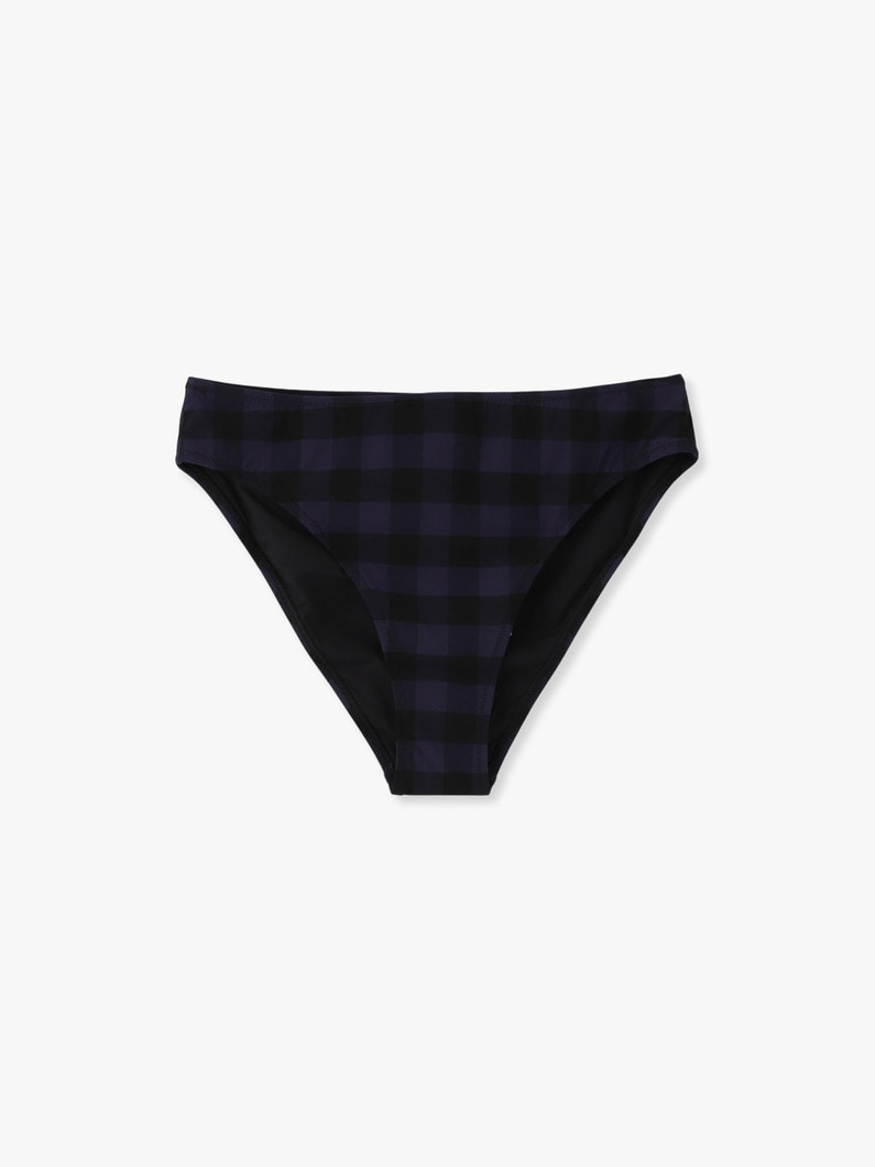 Mila Checked Swim Bikini Top＆Shorts 詳細画像 purple 4