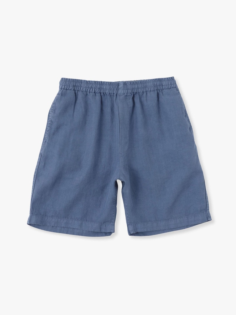 Linen Shorts 詳細画像 blue 3