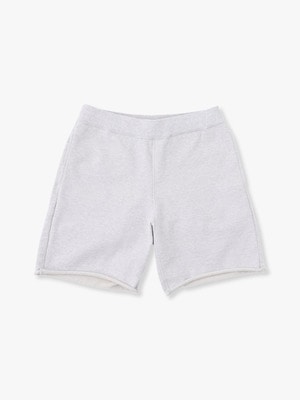 Damage Cut-off Sweat Shorts 詳細画像 top gray