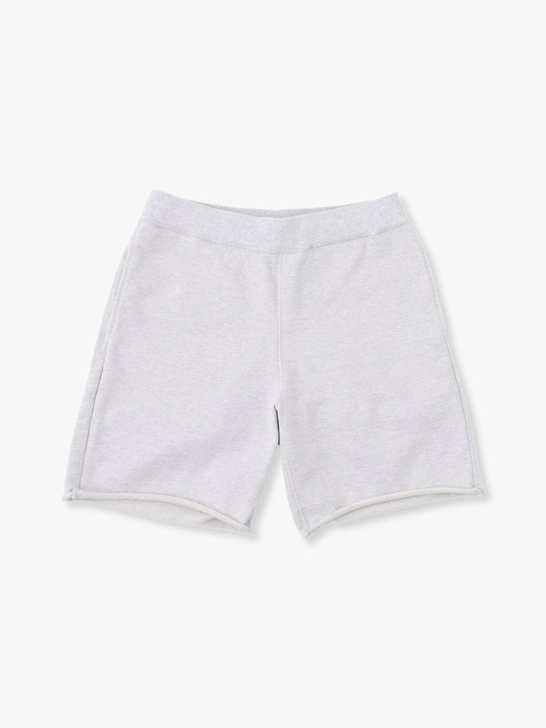 Damage Cut-off Sweat Shorts 詳細画像 top gray 1