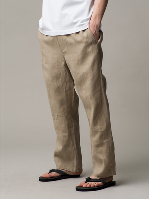 French Linen Easy Pants 詳細画像 beige