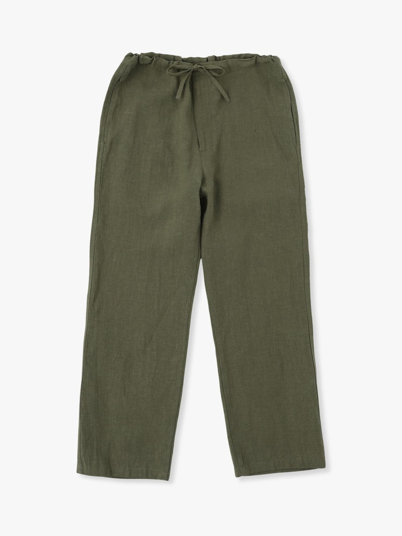 French Linen Easy Pants 詳細画像 khaki 3