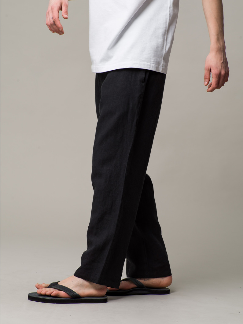 French Linen Easy Pants 詳細画像 black 1