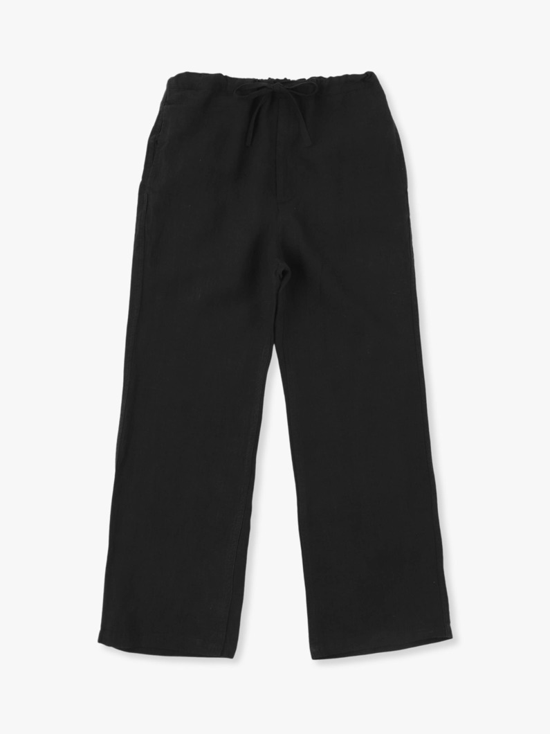 French Linen Easy Pants 詳細画像 black 3