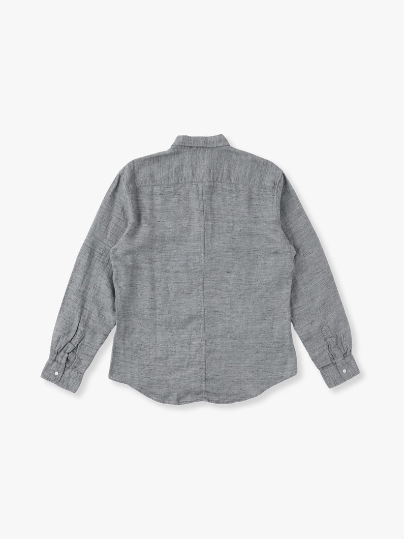 Finbar Linen Shirt（Gray） 詳細画像 gray 2