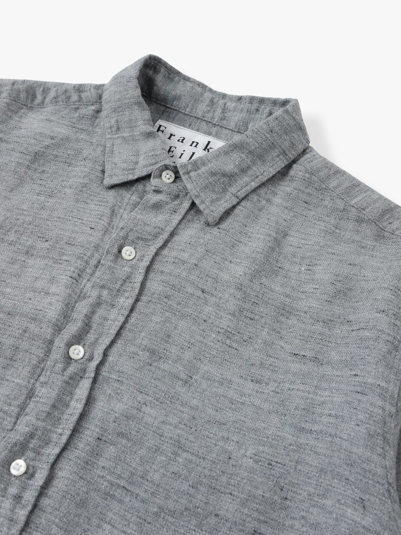 Finbar Linen Shirt（Gray） 詳細画像 gray 3