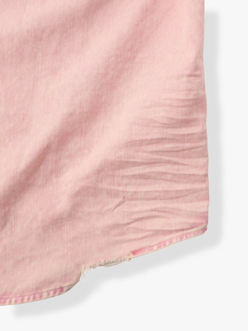 Luke Washed Denim Shirt (Pink) 詳細画像 pink 5