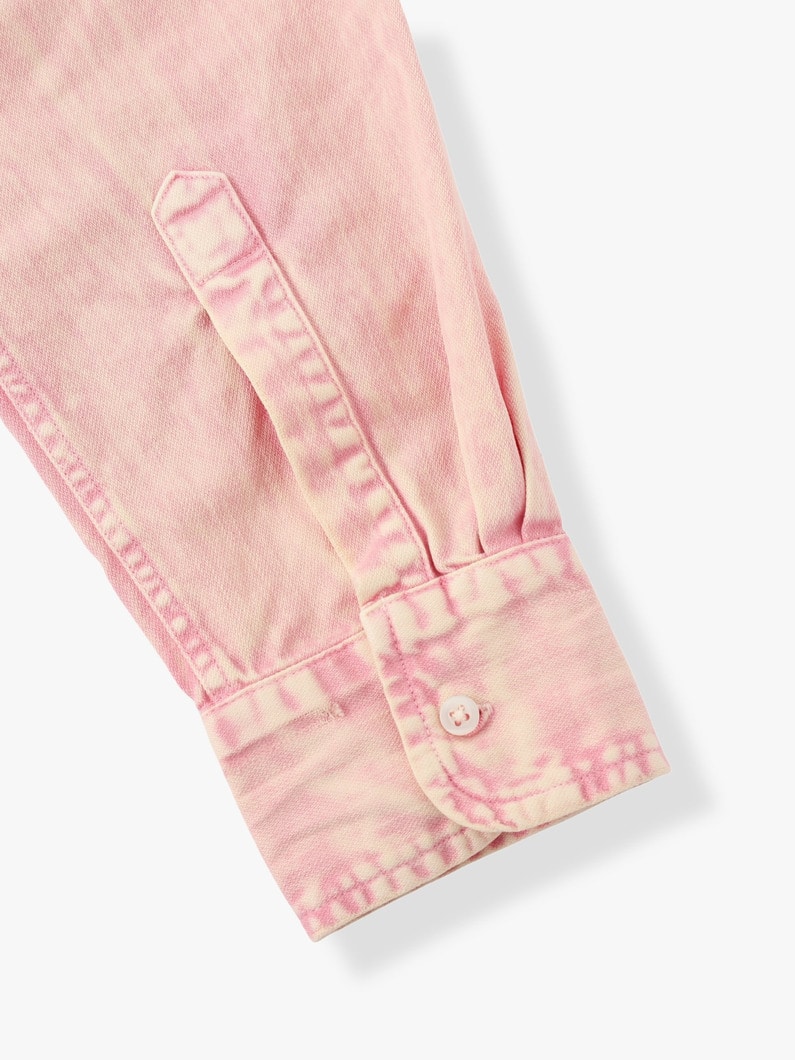Luke Washed Denim Shirt (Pink) 詳細画像 pink 6