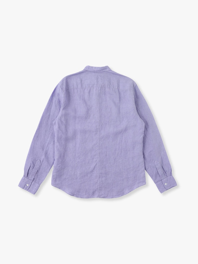 Finbar Linen Shirt（Purple） 詳細画像 purple 2